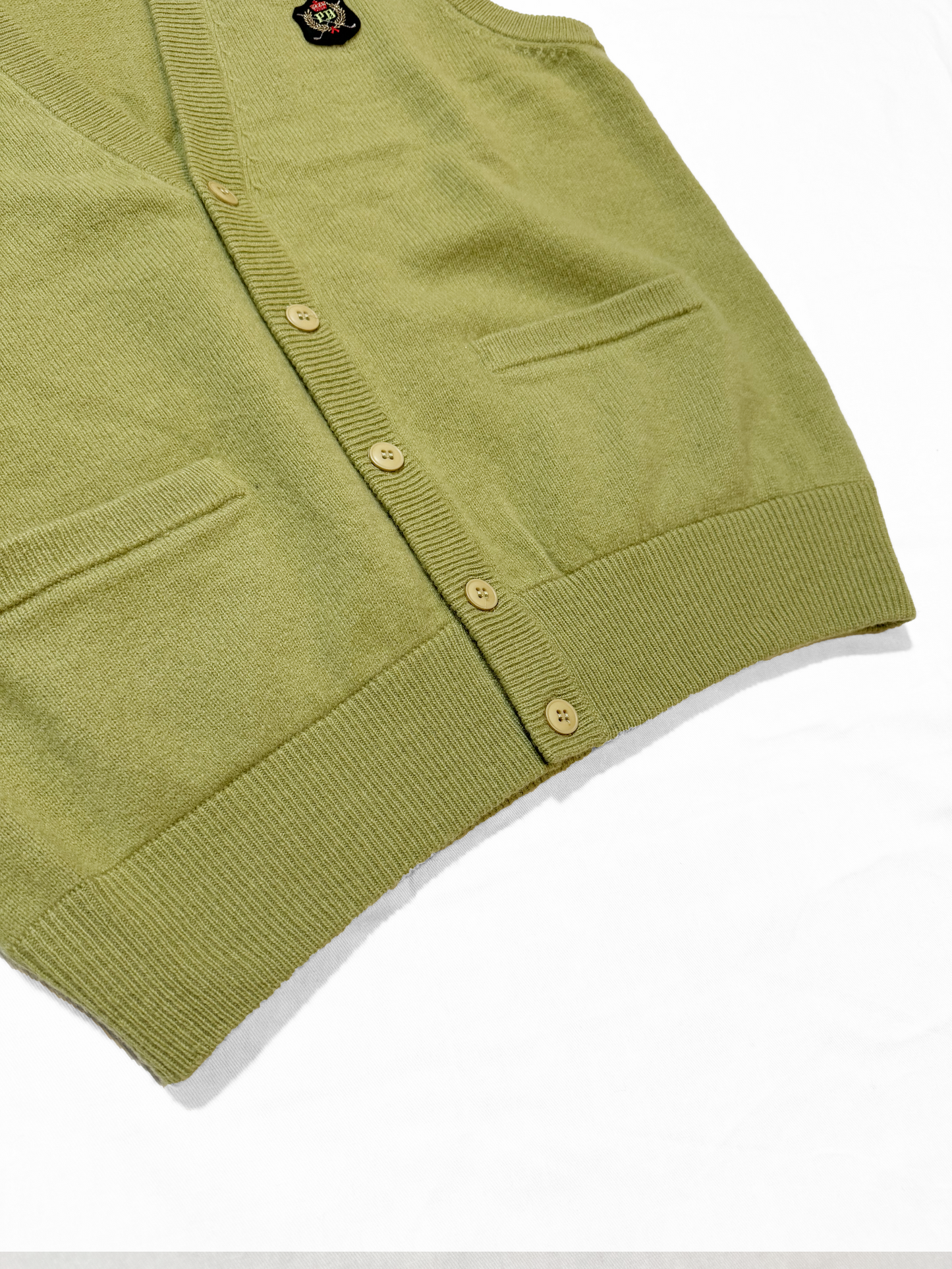 SOLD OUT - No.0704【Power Bilt】Moss green Knit vest
