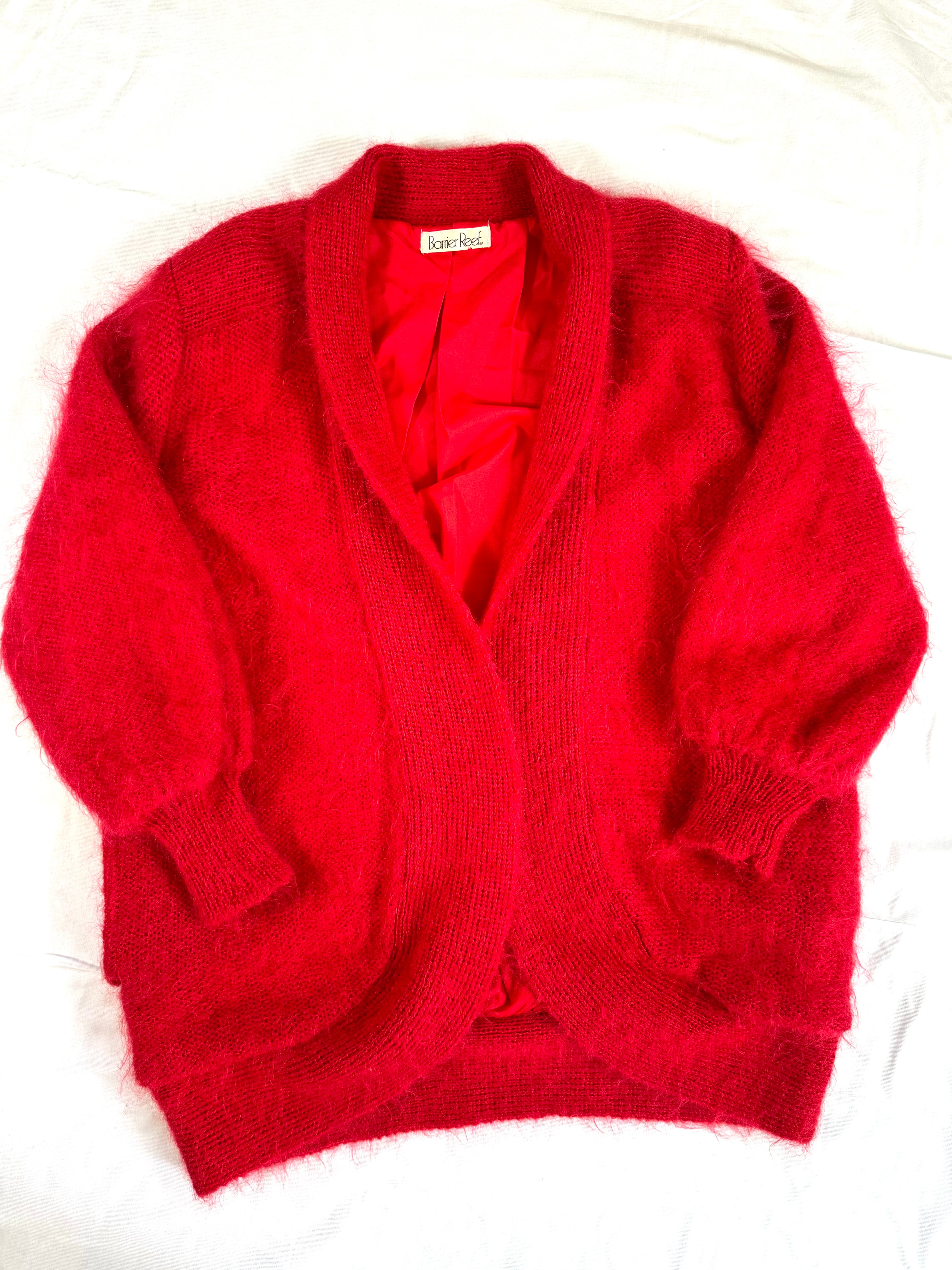 ルエマ mohair touch double cardigan カーディガン ルエマ】mohair touch double button cardigan
