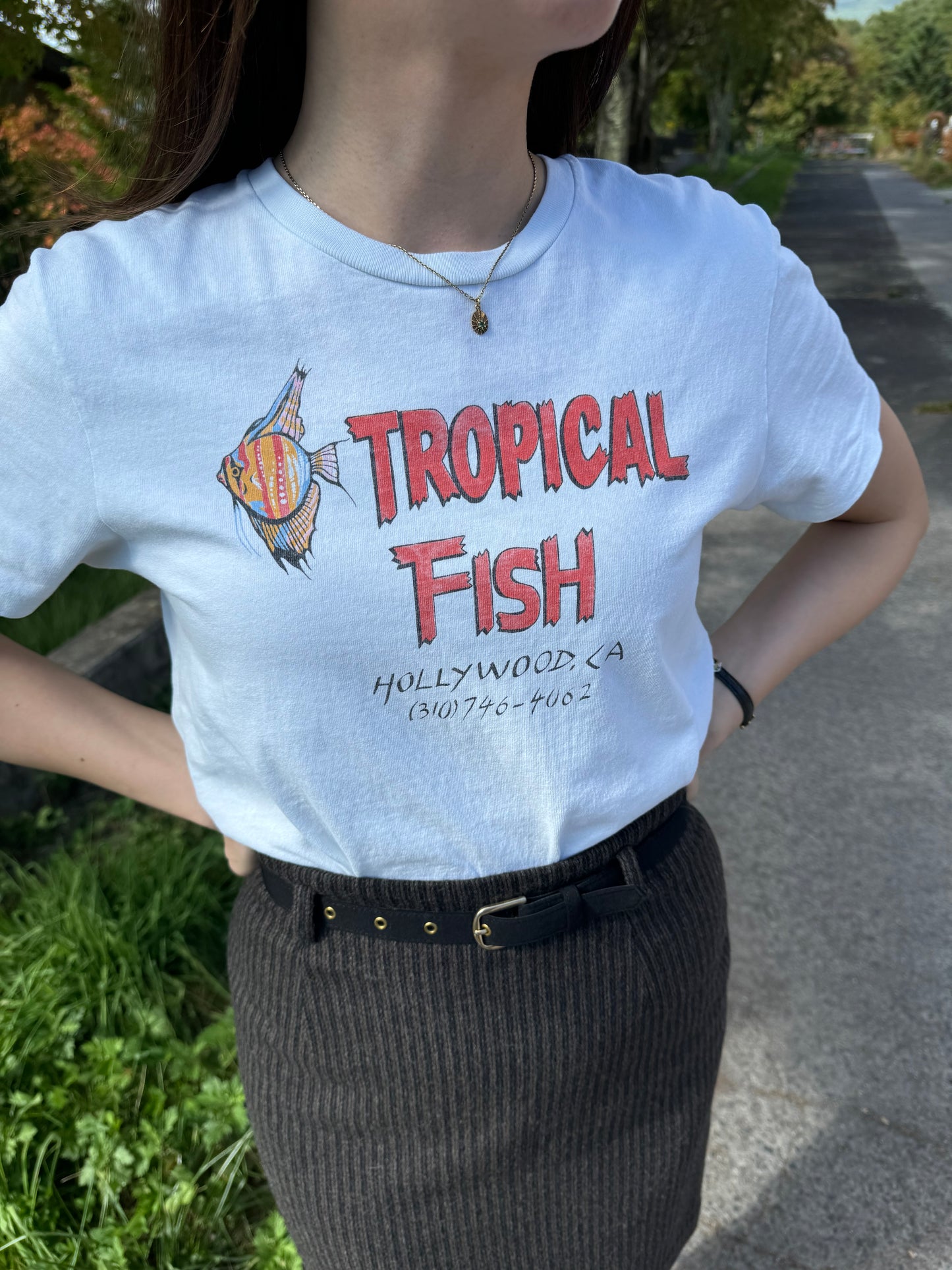 No.0801【RE/DONE】TROPICAL FISH T-Shirt