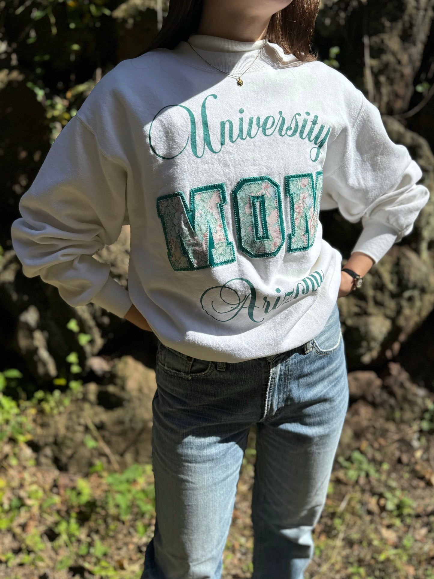 No.0201 Vintage University MOM Arizona　sweatshirt