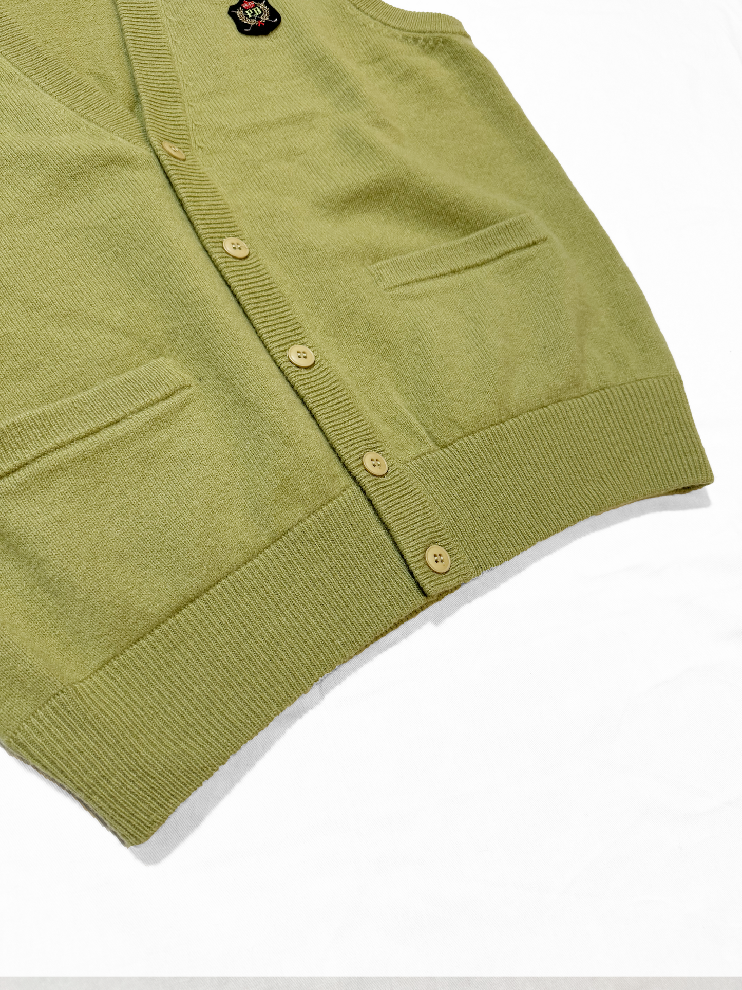 No.0704【Power Bilt】Moss green Knit vest