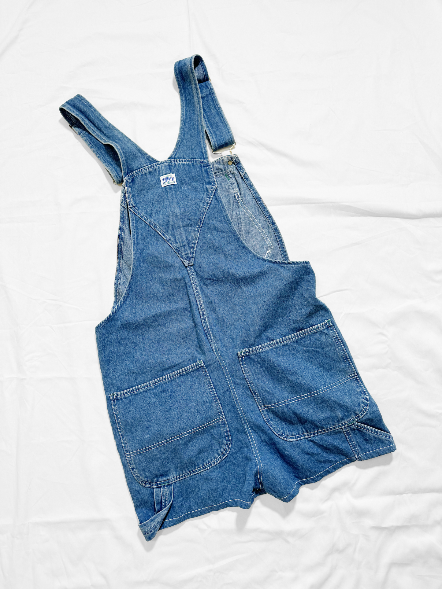 No.1101 【LIBERTY】 90's short denim overalls