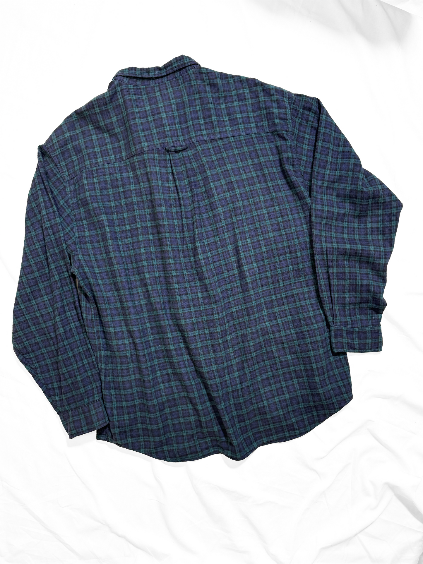 No.0301【Eddie Bauer】80s-90s tartan check flannel shirt