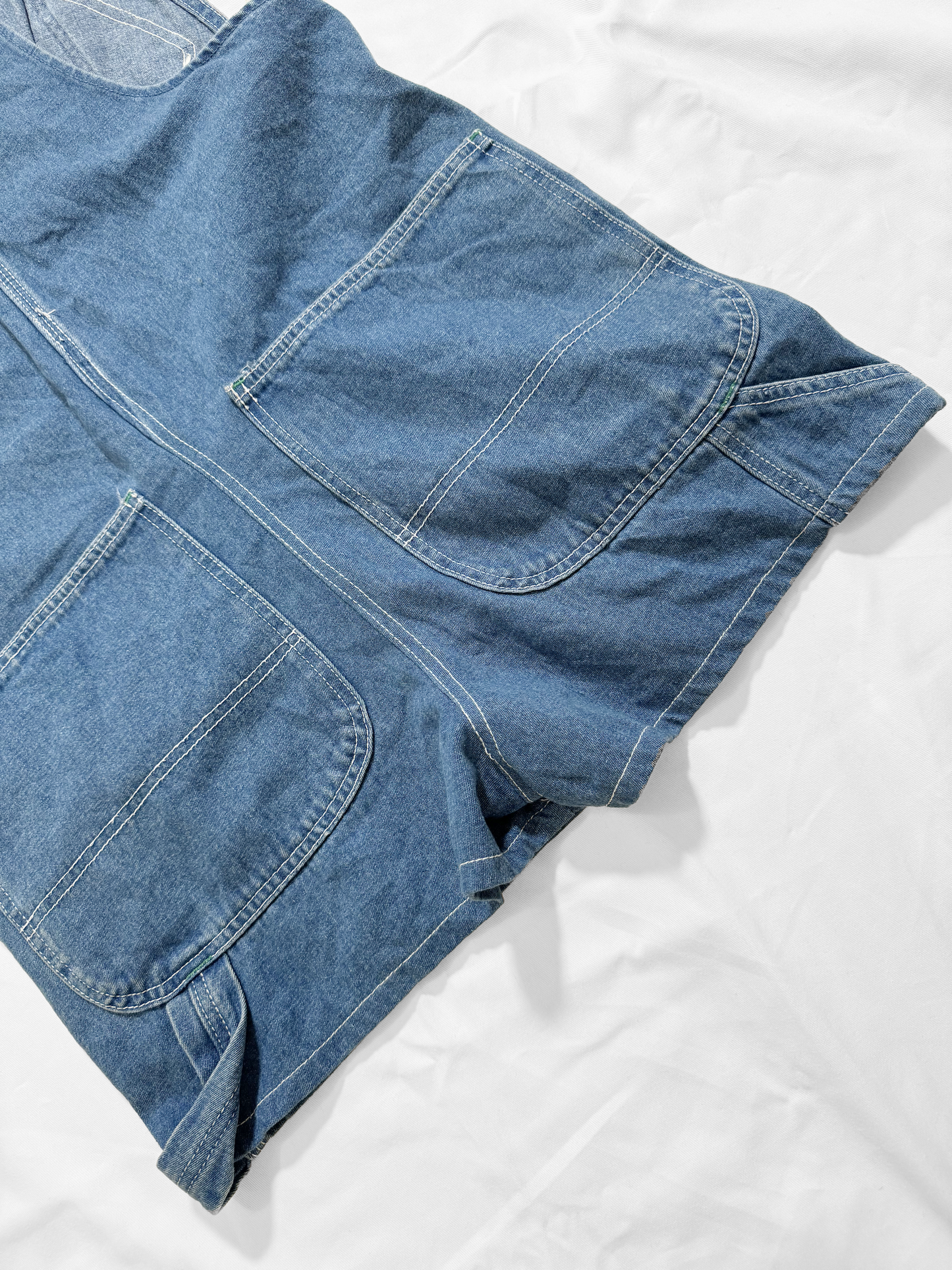 No.1101 【LIBERTY】 90's short denim overalls